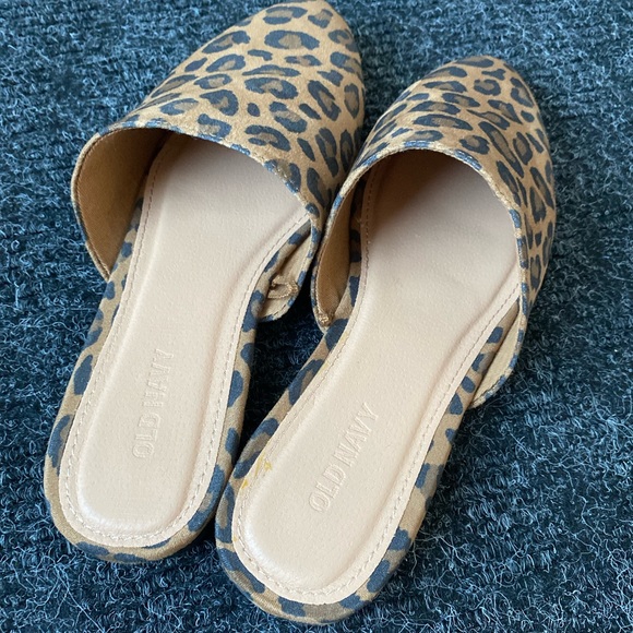 * *NWOT* Old navy leopard print slides Sz6 - Picture 4 of 5